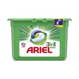 ARIEL CLÁUSULAS 3 EM 1 REGULAR 18 DOSES DETERGENTE PARA ROUPA