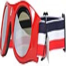 Óculos escuros unissexo Moncler ML0051-68C Vermelho (55 mm)