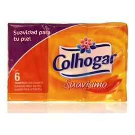 Lenços de Papel Colhogar Suavísimo (6 x 9 uds)