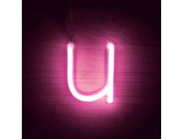 Iluminação Decorativa PRISMICA U Rosa (Rosa - PVC - 3W)
