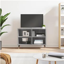 vidaXL Móvel de TV 69,5x30x50 cm derivados de madeira cinzento sonoma