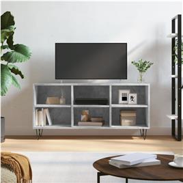 vidaXL Móvel de TV 103,5x30x50 cm derivados madeira cinzento cimento