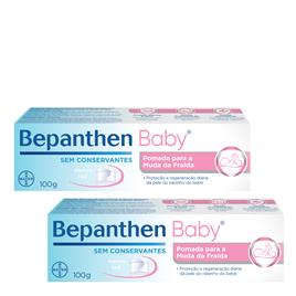 Bepanthene Baby Pomada Duo Creme Muda Fralda 2x100g