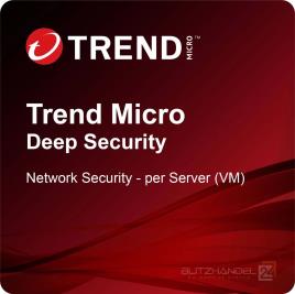 Trend Micro Deep Security - Network Security - per Server (VM) 1 - 100 User 1 Ano Nova compra Gouvernment