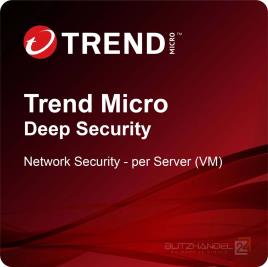 Trend Micro Deep Security - Network Security - per Server (VM) 101 - 250 Utilizador 1 Ano Nova compra Corporate