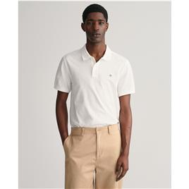 Gant Polo direito piqué, mangas curtas