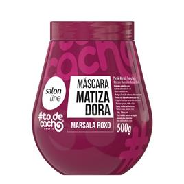 Salon Line #TODECACHO Máscara Matizadora Marsala Roxo 500g