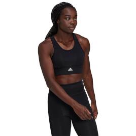 Adidas Crop Top 3 Stripes L Black / White