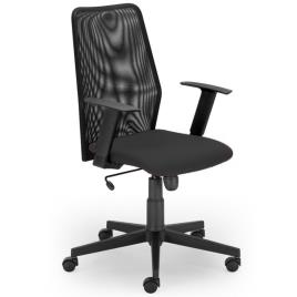 Silla de oficina Hijar respaldo malla negro asiento aran negro