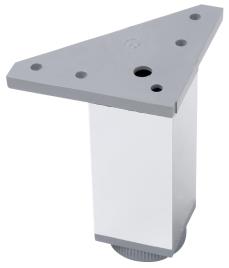4 pés quadrados 40X40MM CROMADO