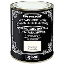 Tinta para móveis BRILHANTE 0.75L BRANCO GELO