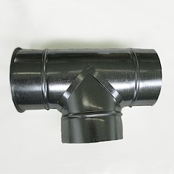 Tê com divisória GALVANIZADO D110