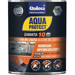 Impermeabilizante exterior QUILOSA AQUAPROTECT 1KG PRETO