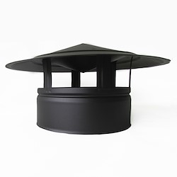 Chapéu sem aba INOX 04 PRETO D110