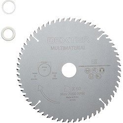 Disco de corte DEXTER 216MM 60D