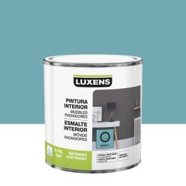 Esmalte LUXENS INTERIOR ACETINADO 0.75L AQUA  3