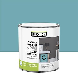Esmalte LUXENS INTERIOR ACETINADO 0.75L AQUA  3