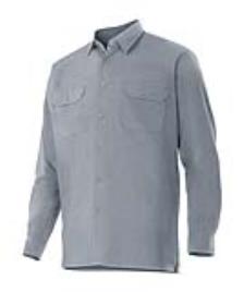 Camisa MANGA COMPRIDA 2 BOLSOS CELESTE 3XL