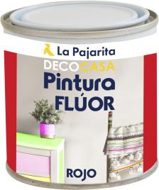 Tinta ACETINADA FLUOR 250ML VERMELHO PAJARITA