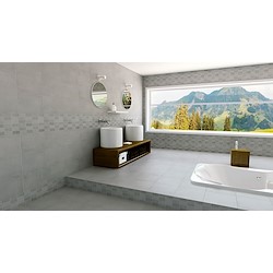 Pavimento cerâmico LOGIC CINZA 45X45CM
