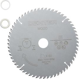 Disco de corte DEXTER CLEAN CUT 216MM 60D