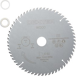 Disco de corte DEXTER CLEAN CUT 216MM 60D