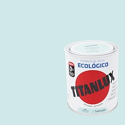 Esmalte interior acetinado TITANLUX 0.75L VERDE MINT