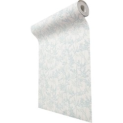 Papel de parede FLORES VERDES 8734