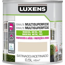 Tinta multisuperfícies  LUXENS ACETINADO LUX 0.5L BRANCO 1013