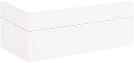 Rodapé de poliestireno BRANCO FD2 11X1.5X200CM