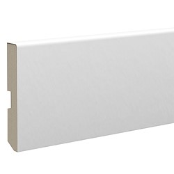 Rodapé de MDF LACADO BRANCO 9X1.5X220CM