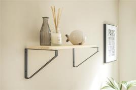 Suporte de prateleira DECO HANGER PRETO