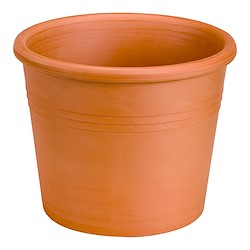 Vaso de barro CILÍNDRICO 44CM TERRACOTA