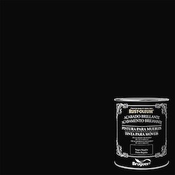 Tinta para móveis BRILHANTE 0.75L PRETO ALCACUZ