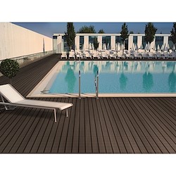 Pavimento cerâmico DECK WENGUÉ 15X75CM
