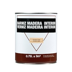 Verniz aquoso para madeira MATE INCOLOR 2.5L