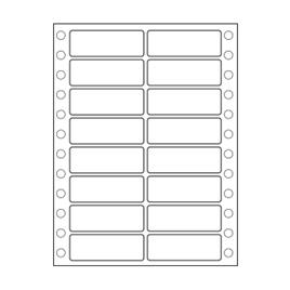 Etiquetas Continuas 2 Vias 102x36mm Cx8000