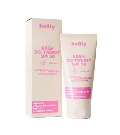 Holify - Creme protetor solar facial com prebiótico SPF50 PA++++