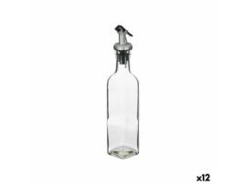 Galheteiro Transparente Vidro Aço 250 ml (12 Unidades)