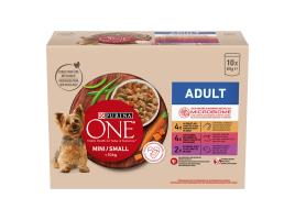 Comida Húmida Para Cão Purina One Mini Adulto 10x85g