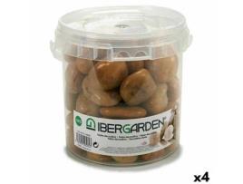 Pedras Decorativas Grande Castanho 3 Kg (4 Unidades)