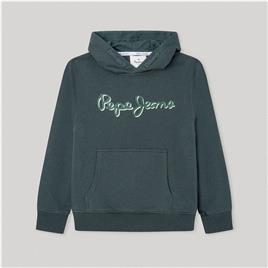 Pepe Jeans Sweat com capuz, em algodão cardado