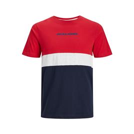 Jack & Jones T-shirt colorblock, de gola redonda, Jjereid