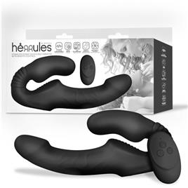 Herrules Vibrador Doble sin Arnés con Control Remoto