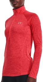 T-Shirt de manga comprida Under Armour Tech 1/2 Zip - Twist-RED