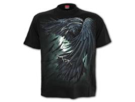 T-shirt Shadow Raven  SPIRAL (L - Algodão - Preto)