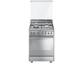 Fogão SMEG Concerto CX68M8-1 (70 L - Gás Natural - Inox)