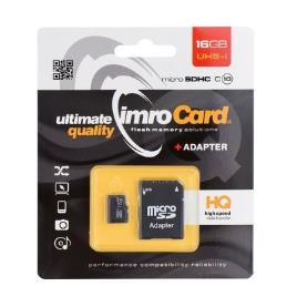 Cartão de Memória Micro SD 16GB Classe 10 com Adaptador