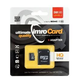 Cartão de Memória Micro SD 32GB Classe 10 com Adaptador