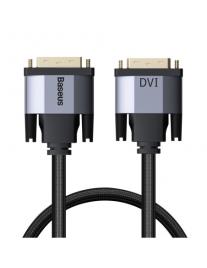 Adaptador Baseus Enjoyment Series DVI 1M - Cinza